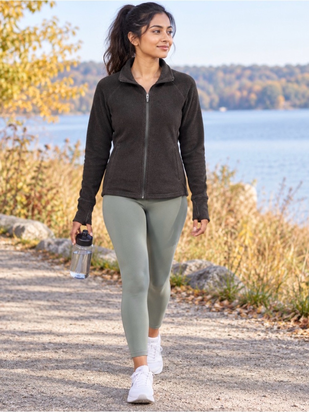 Old Navy Active Black GO-DRY Full-Zip Jacket Size Small
